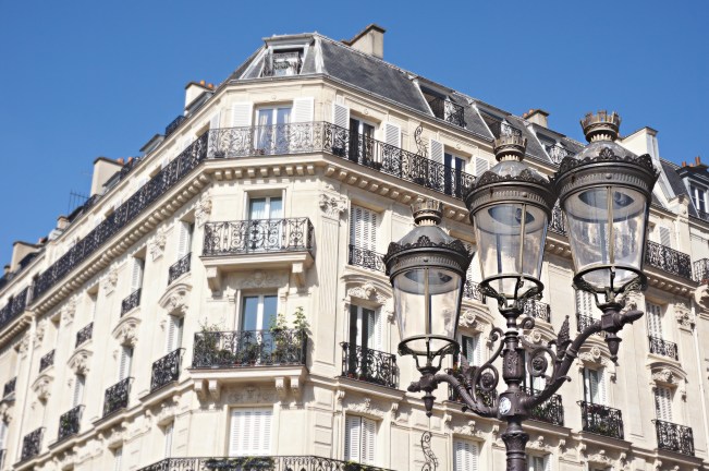 across from Notre Dame