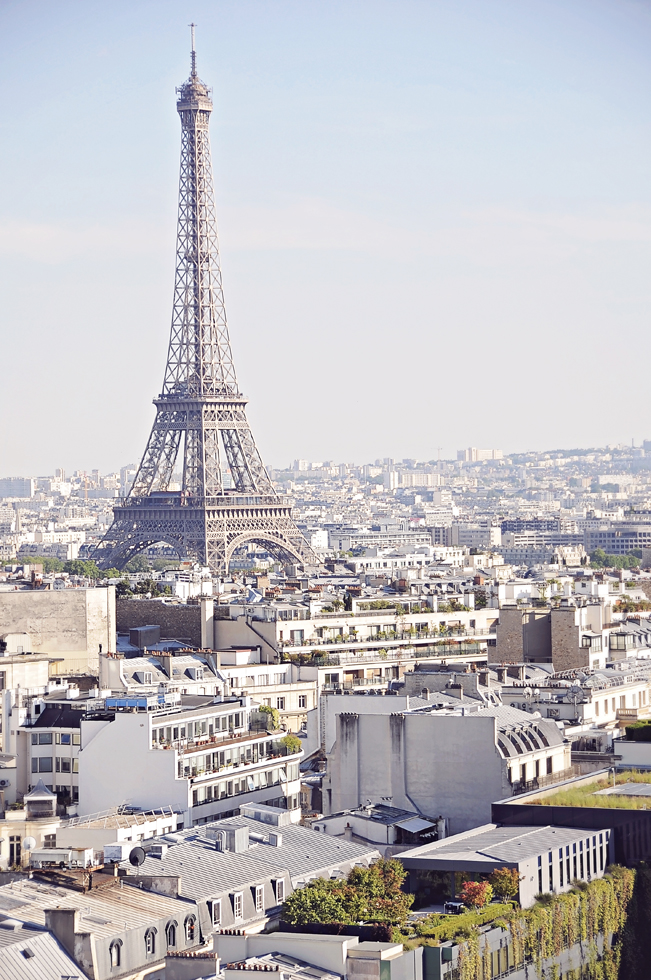 view from arc de triomphe
